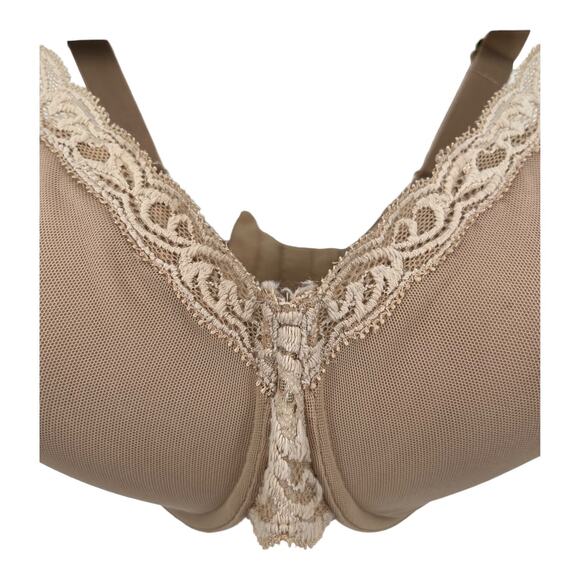 Natori bra 741299 Feathers full figure underwire tan size 30H - Picture 2 of 9